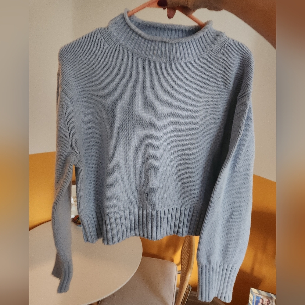 J. Crew Mockneck 100% Cotton Sweater